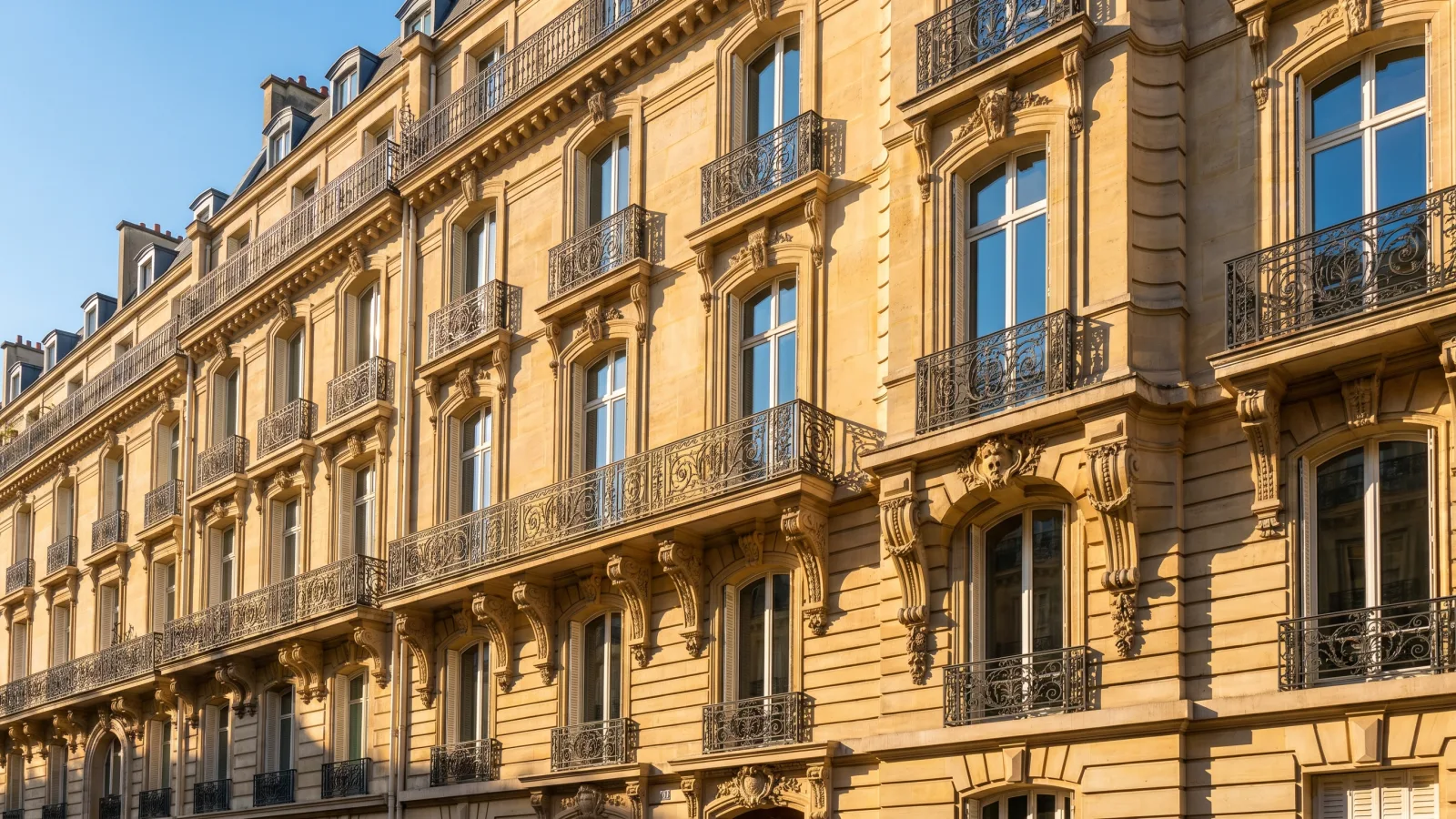 Façade d un immeuble résidentiel, location et garantie loyers impayés
